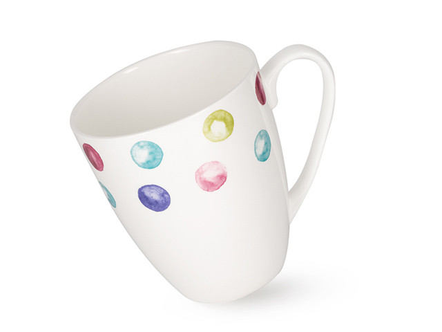 3988 FISSMAN Чашка AQUARELLE 350мл  (костяной фарфор)