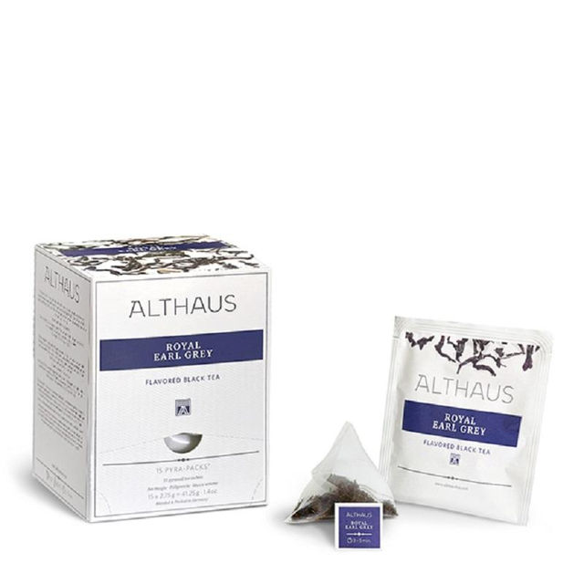 Чай Althaus Pira Pack Royal Earl Grey чёрный с бергамотом, 41 гр (15 пак. в упаковке)
