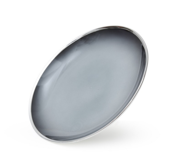 13712 FISSMAN Тарелка ELEGANTE GRAY 20см (фарфор)