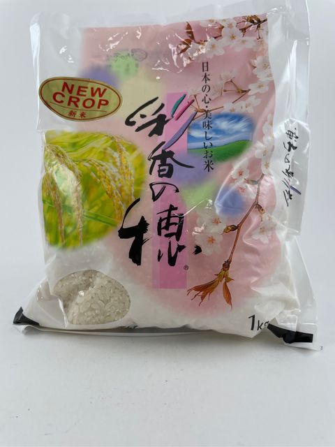 Рис Тихоминори Премиум, белый шлифованный, из префектуры Niigata, 1 кг.