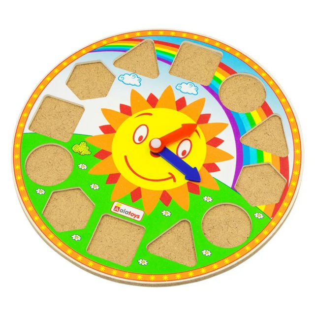 Часики Солнышко, развивающая игрушка для детей, арт. ЧС13