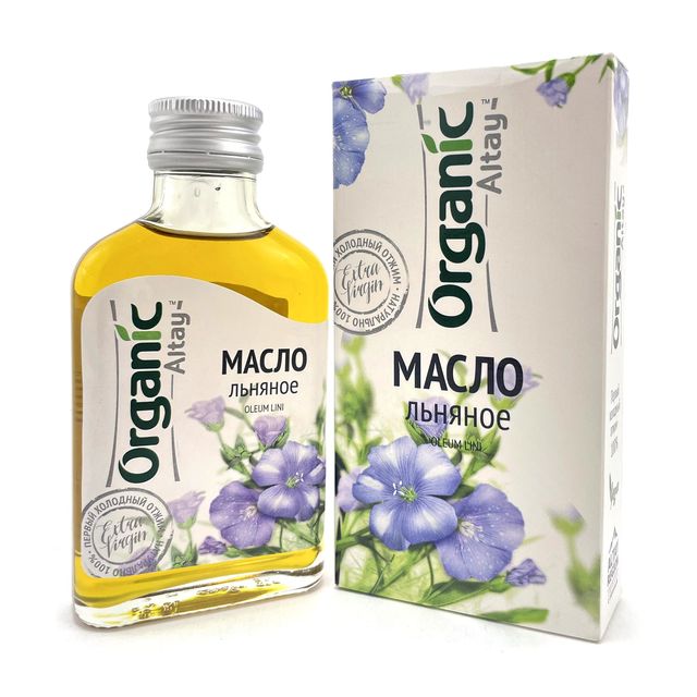 Масло Organic Altay льняное, 100мл