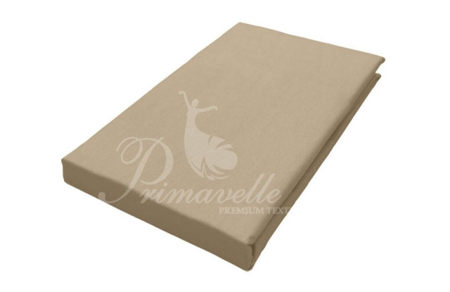 Наволочка хлопковая светло-коричневая, размер 52x74