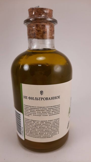 Agia Triada Монастырское нефильтр. оливковое масло Extra Virgin Agurelio, о.Крит 500мл стекло
