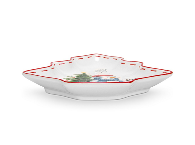 0371 FISSMAN Блюдо елочка 25х24,7см (доломит)