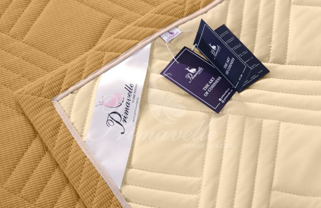 Покрывало Velvet бежево-песочный