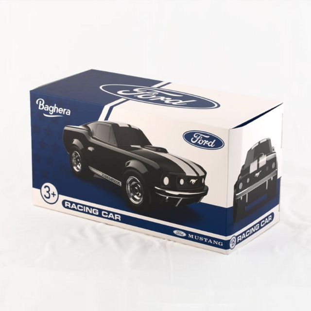 Игрушечная гоночная машинка Baghera Ford Mustang, черная