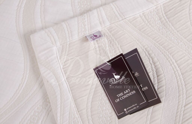 Покрывало Seline кремовый