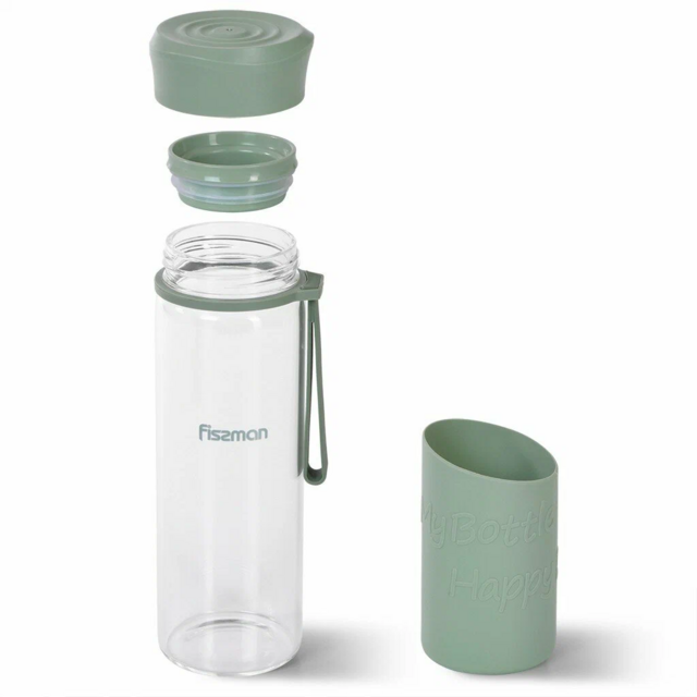 6398 FISSMAN Бутылка стеклянная 500 мл