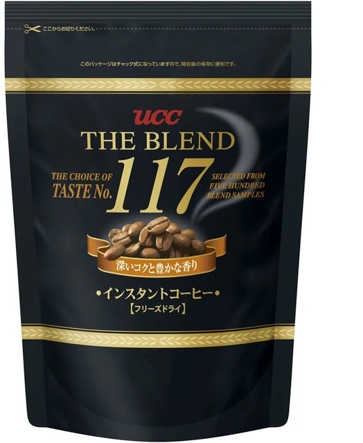Японский растворимый кофе UCC Коллекция №117, крепкий