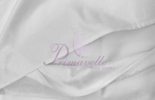 Наволочка из сатина-жаккарда с ушками Цветы, размер 52x74