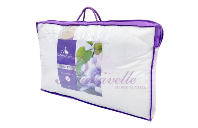 Подушка Silk в сатине-жаккарде