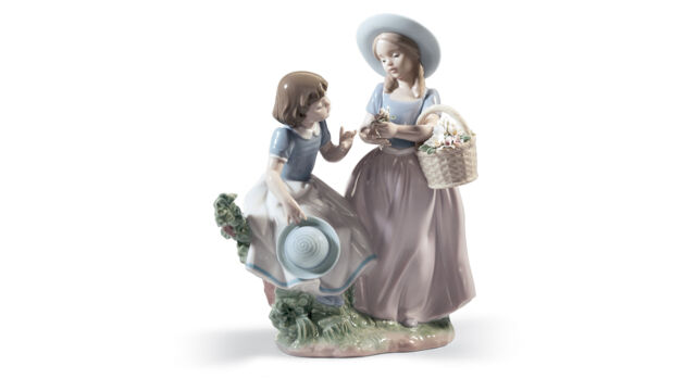 Фигурка Lladro Подружки 20х25 см, фарфор