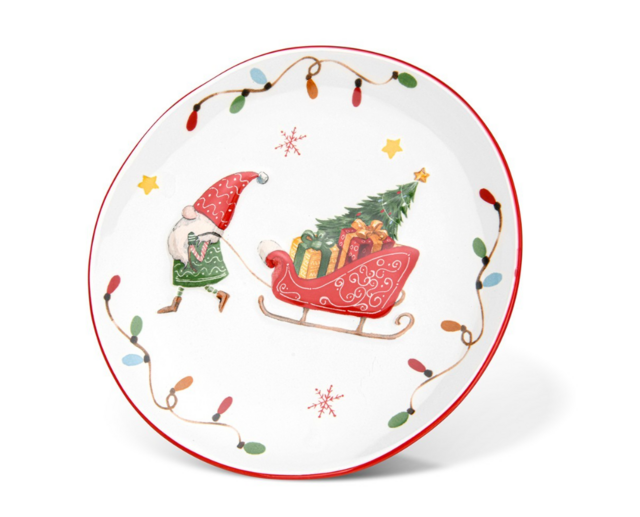 0383 FISSMAN Тарелка 20см (доломит)