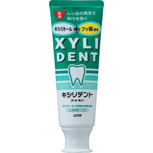 Зубная паста "XYLIDENT" с фтором и ксилитолом, укрепляет зубную эмаль 120 г, туба