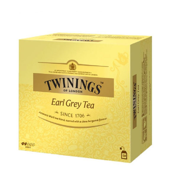 Чай Twinings Earl Grey Tea чёрный, 100 гр (50 пак. х 2 гр)