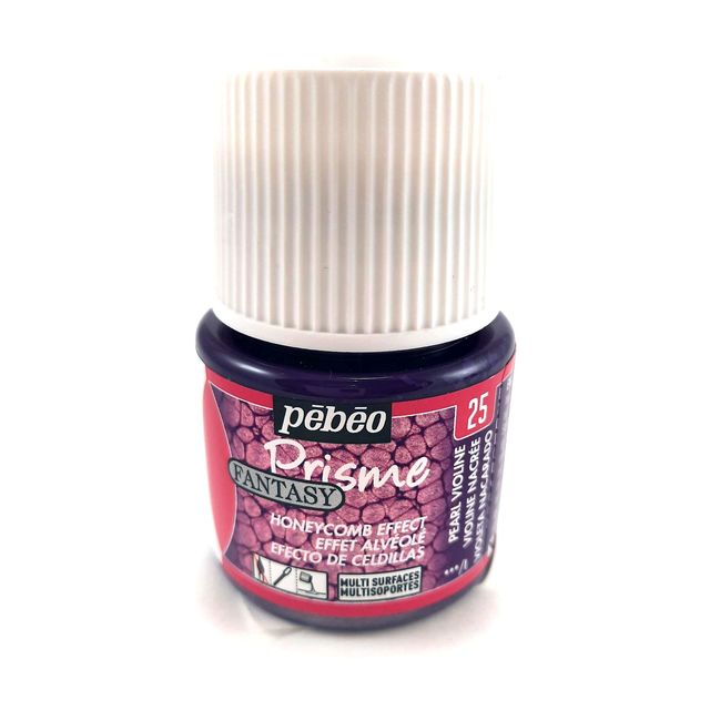 Краска "PEBEO" Fantasy Prisme с фактурным эффектом, пурпурно-фиолетовый с перламутром, 45 мл