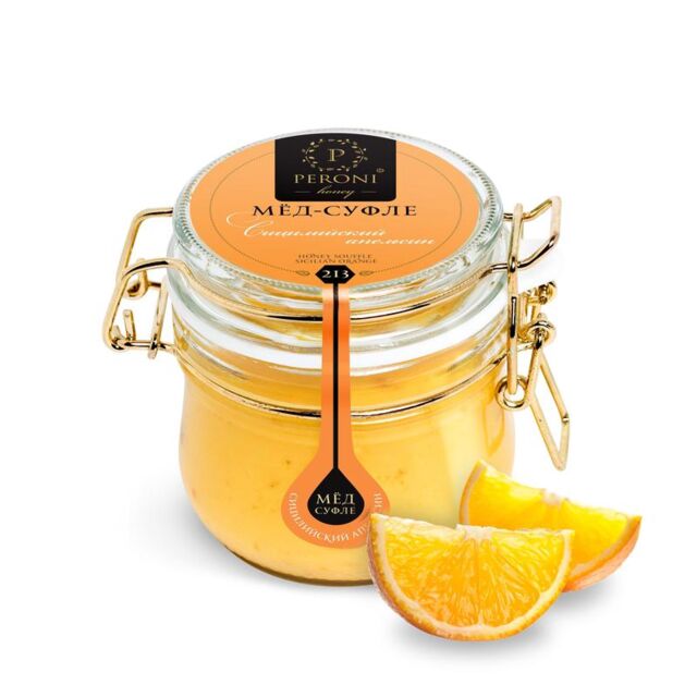 Мёд-суфле Peroni Honey Сицилийский апельсин, 250 г