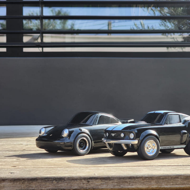 Игрушечная гоночная машинка Baghera Porsche 911, черная