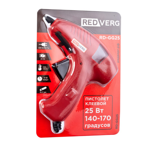 Пистолет клеевой RedVerg RD-GG25