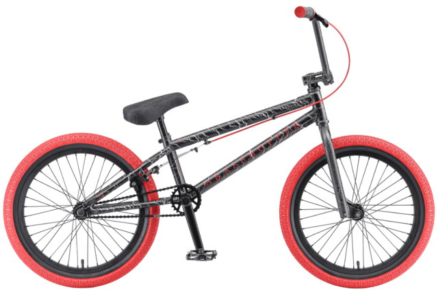 Велосипед BMX Grasshoper 20" черно-красный 2022