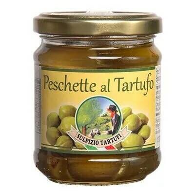 Зеленые персики с трюфелем Sulpizio Tartufi Peschette al Tartufo, 500 мл