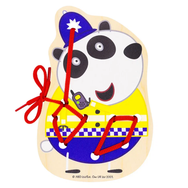 Шнуровка Панда, развивающая игрушка для детей, арт. ШН62