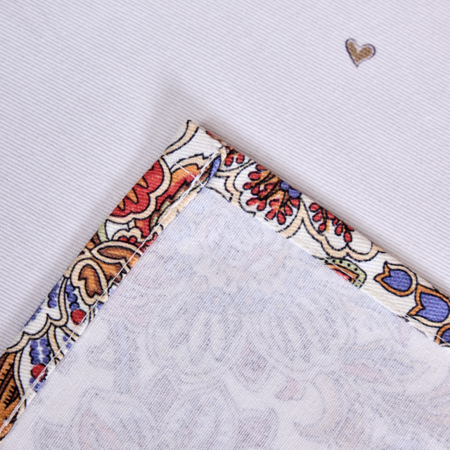 ДОРОЖКА "ПАРИЖСКИЕ КОТЫ",40Х146СМ, БЕЛЫЙ,100% ХЛОПОК,ТВИЛ