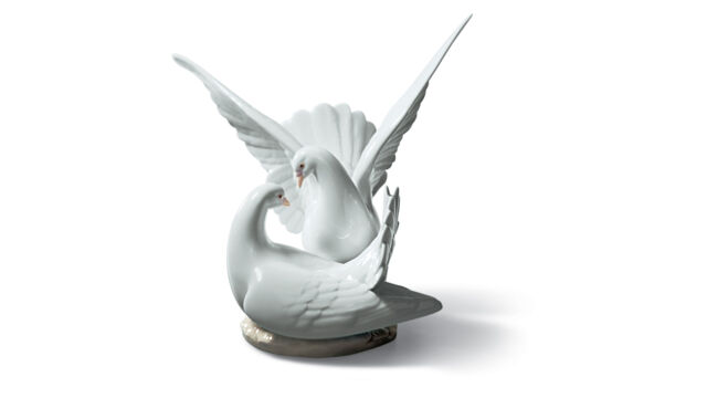 Фигурка Lladro Любовное гнёздышко 25x24 см, фарфор