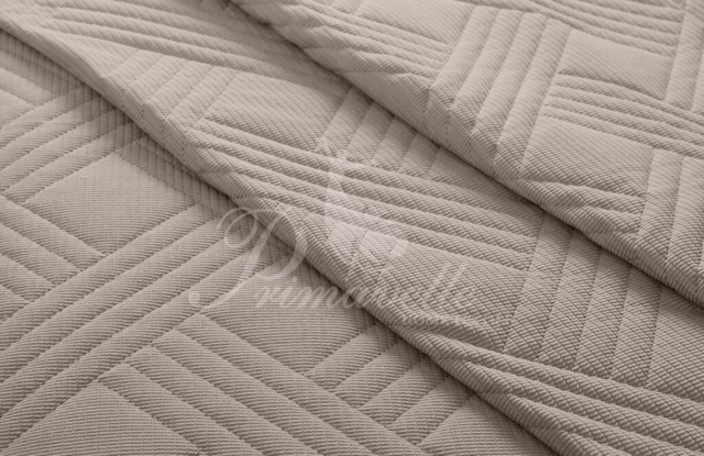 Покрывало Velvet серо-бежевый, размер 220x240