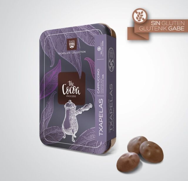 Лепестки из молочного шоколада со вкусом капучино  (TXAPELAS COLLECTION CHOCO- CAPPUCCINO) 60 гр