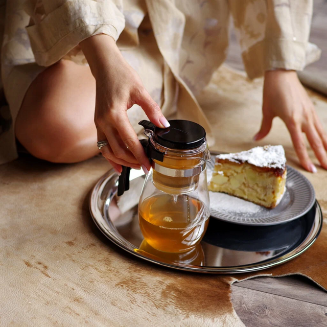 6534 FISSMAN Чайник заварочный 900мл GUNFU (жаропрочное стекло)