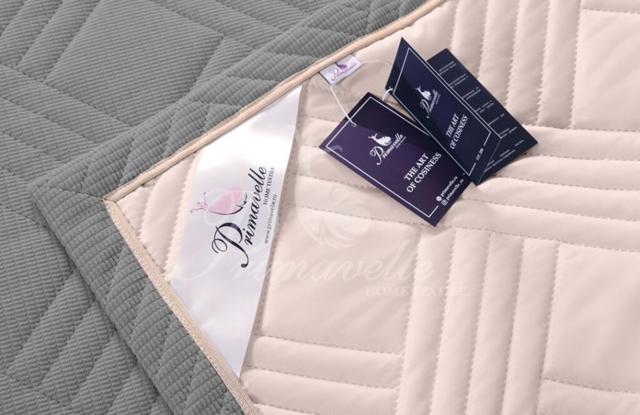 Покрывало Velvet серый, размер 220x240