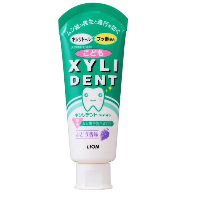 Зубная паста детская "Xylident kid's" укрепляющая (с фтором и ксилитолом), вкус ВИНОГРАДА 60 г, туба