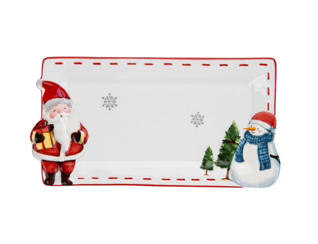 0379 FISSMAN Блюдо прямоугольное 26х13,6см (доломит)