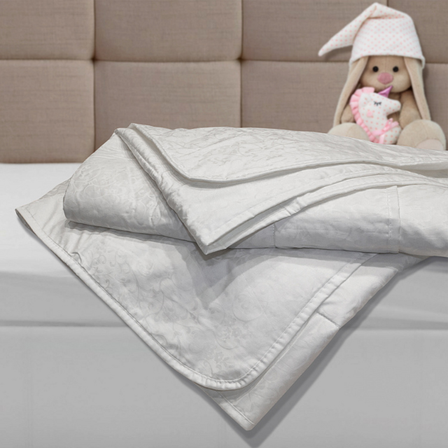 Одеяло стеганое легкое Kariguz Kids "Антибактериальное", 110х140 см