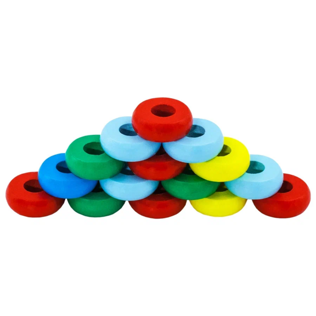 Пирамидка Счеты, развивающая игрушка для детей, арт. ПСЧ2002