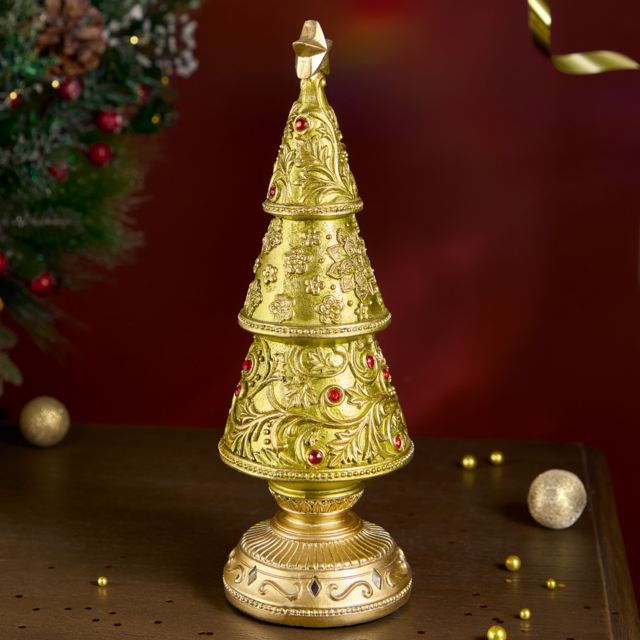 ФИГУРКА "ЕЛКА" 10*10*26 СМ