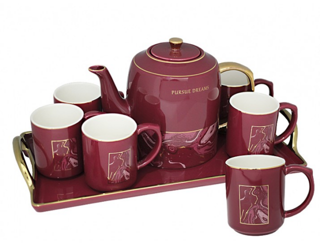 Чайный сервиз Lenardi, 9 предметов, 220 мл, в подарочной упаковке, арт. 106-067