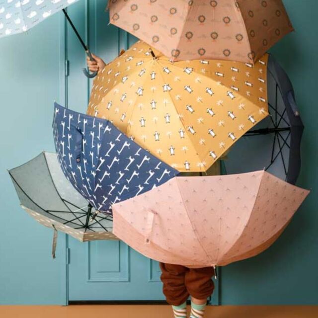 Детский зонтик Fresk Парящий одуванчик, бежево-розовый