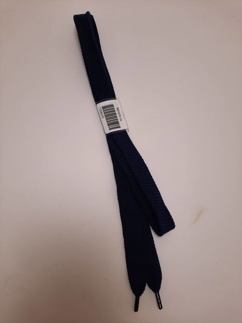 Шнурки темно-синие, 21 мм, 140 см (№30)
