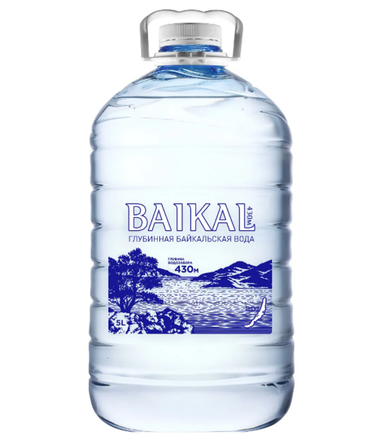 Глубинная Байкальская вода "Байкал 430м." негазированная 2 шт. по 5л., BAIKAL 430