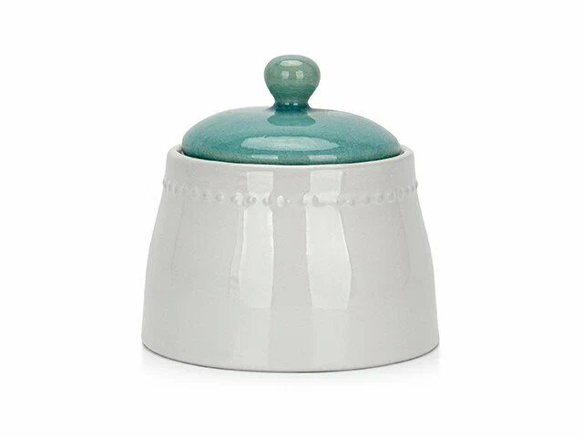 6231 FISSMAN Сахарница CELINE 450мл, цвет Лазурный (керамика)