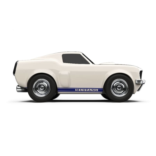 Игрушечная гоночная машинка Baghera Ford Mustang, молочная