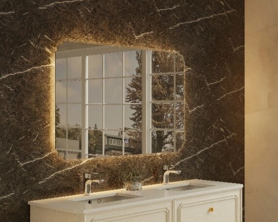 Зеркало с подсветкой Eternal Aura 120 прямоугольное, AEA12075M