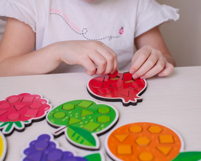 Мозаика Фрукты, развивающая игрушка для детей, арт. МКФ02