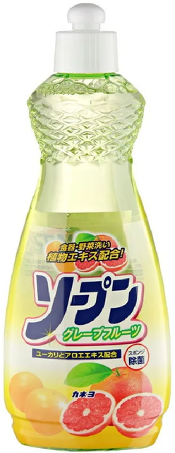 Жидкость для мытья посуды Kaneyo, грейпфрут, 600 мл
