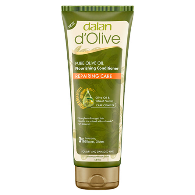 Dalan Кондиционер-лосьон для волос Восстанавливающий и питающий Оливковое масло, протеин пшеницы 200 мл