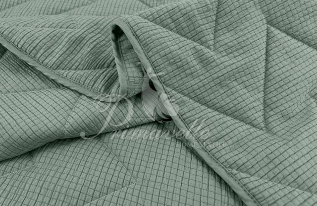 Покрывало Muslin двустороннее шалфей, размер 200х240
