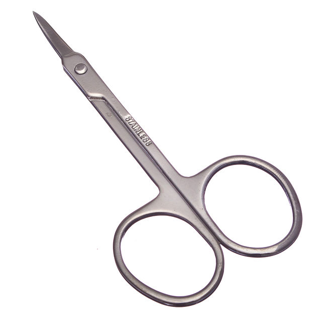 Ножницы ЮниLook маникюрные для ногтей и кутикулы, с прямыми лезвиями, сталь, 8,8см